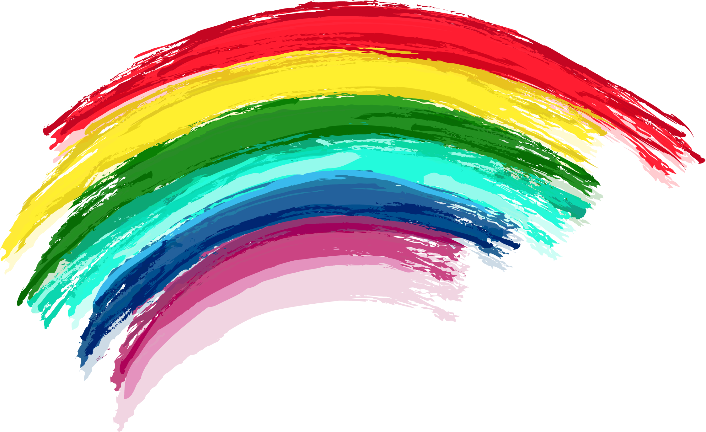 Rainbow 6 Colours Transparent File