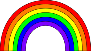Rainbow 6 Colours Transparent Free PNG