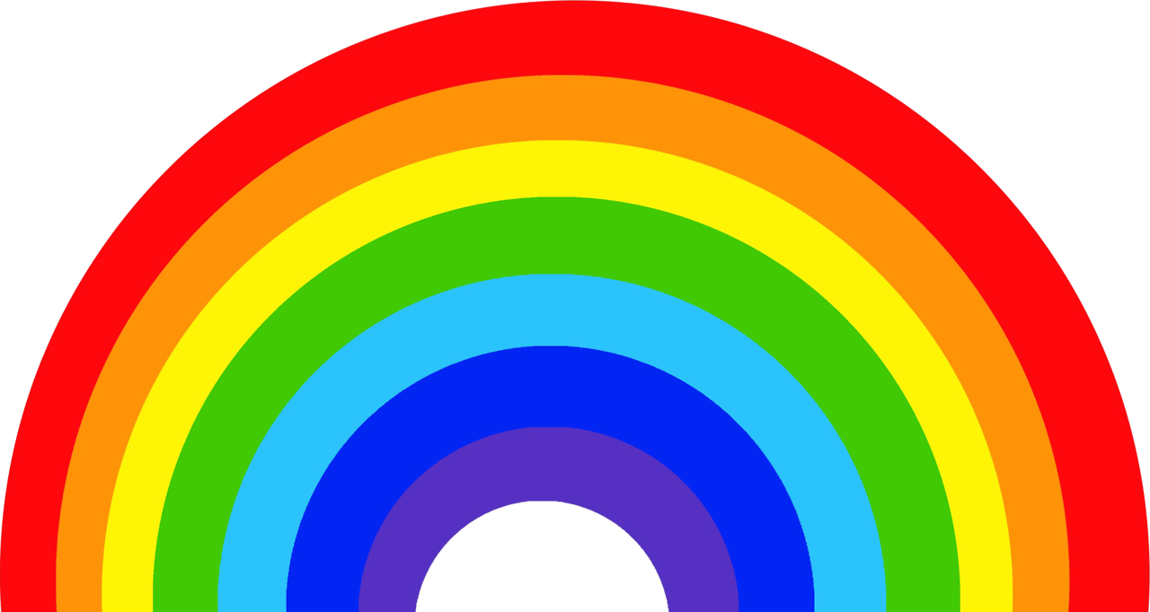 Rainbow 6 Colours Transparent Images
