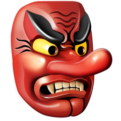 Red Devil Mask Transparent Free PNG
