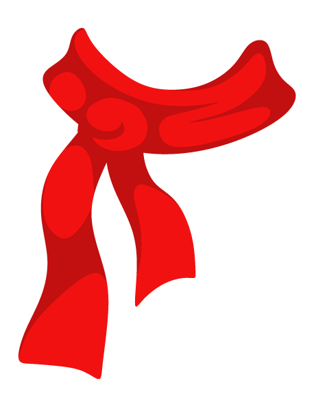 Red Liverpool Scarf PNG Clipart Background