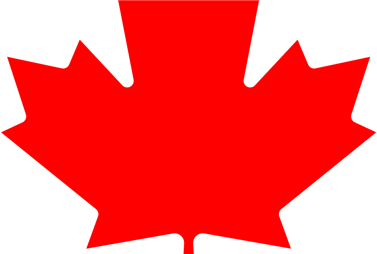Red Maple Leaf Transparent Background