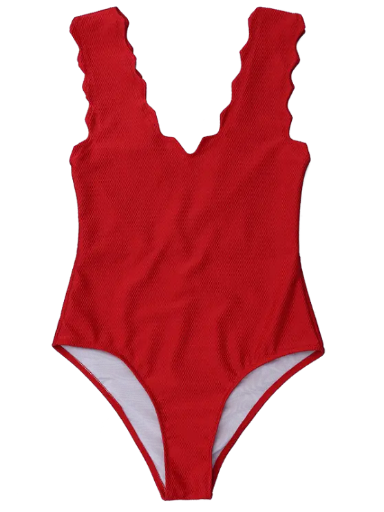 Red Swimming Suit Transparent Background
