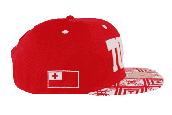 Red White Cap Background PNG Image
