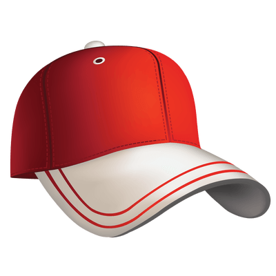 Red White Cap PNG Clipart Background