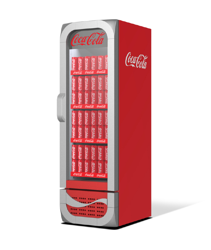 Retro Coca Cola Fridge Transparent Free PNG