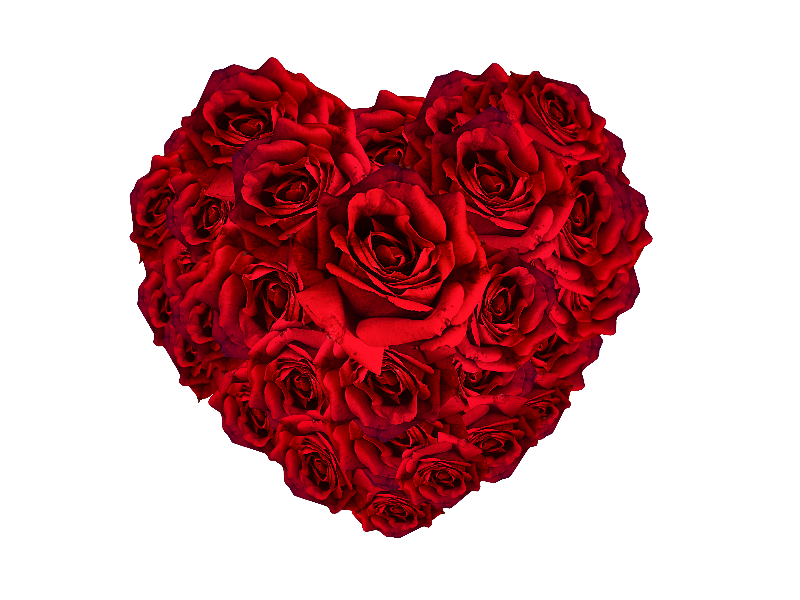 Rose Heart PNG HD Quality