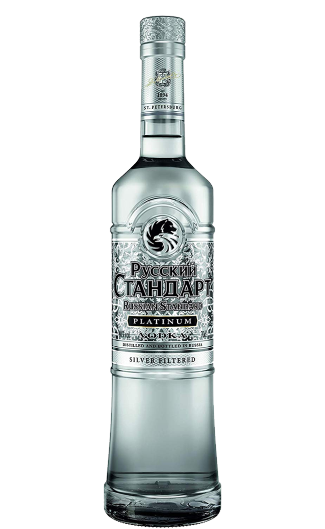Russian Standard Silver Vodka Background PNG Image