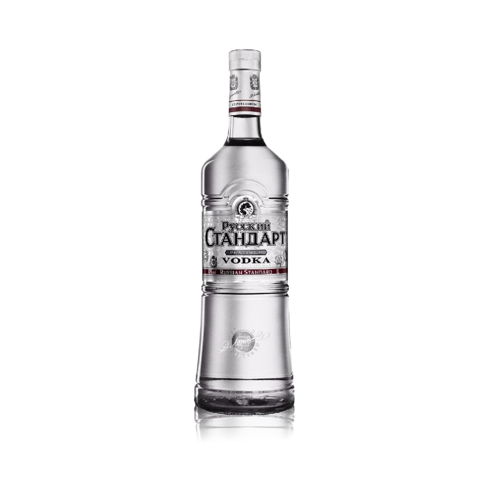 Russian Standard Silver Vodka PNG Free File Download