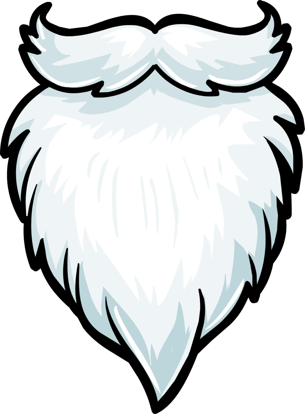 Santa Claus Beard PNG Background