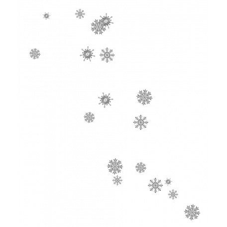 Silver Snowflake PNG Images HD