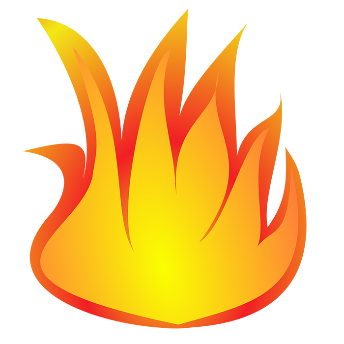 Simple Flame PNG Images HD