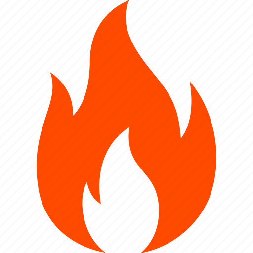Simple Flame Transparent Background