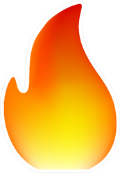 Simple Flame Transparent Image