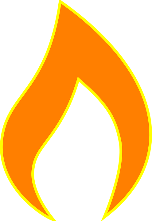 Simple Flame Transparent PNG