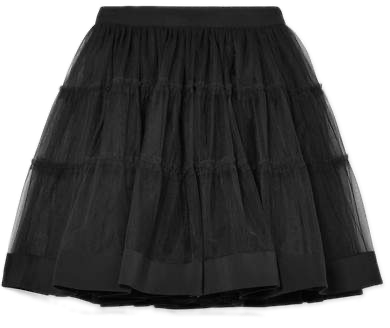 Skirt Black Silk Background PNG Image
