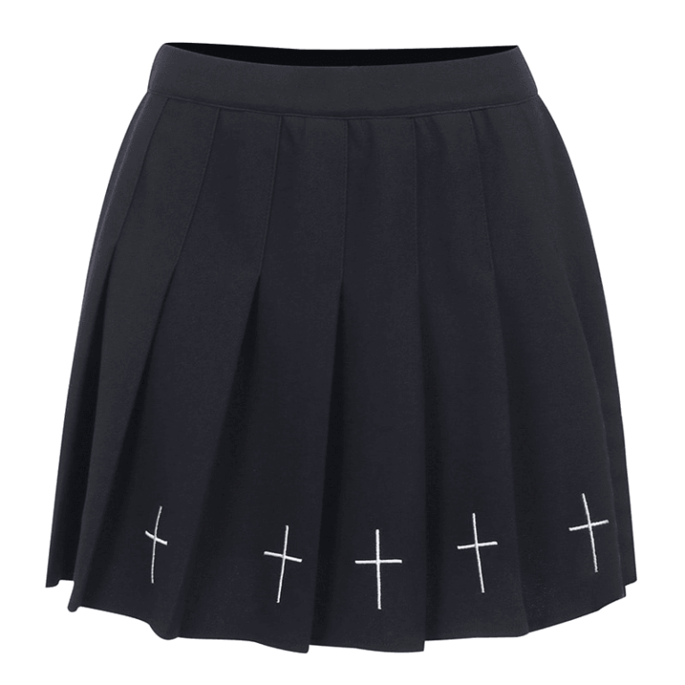 Skirt Black Silk Transparent Background