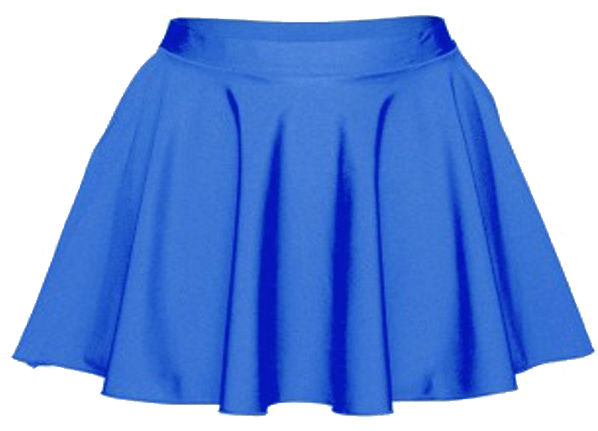 Skirt Blue Background PNG Image