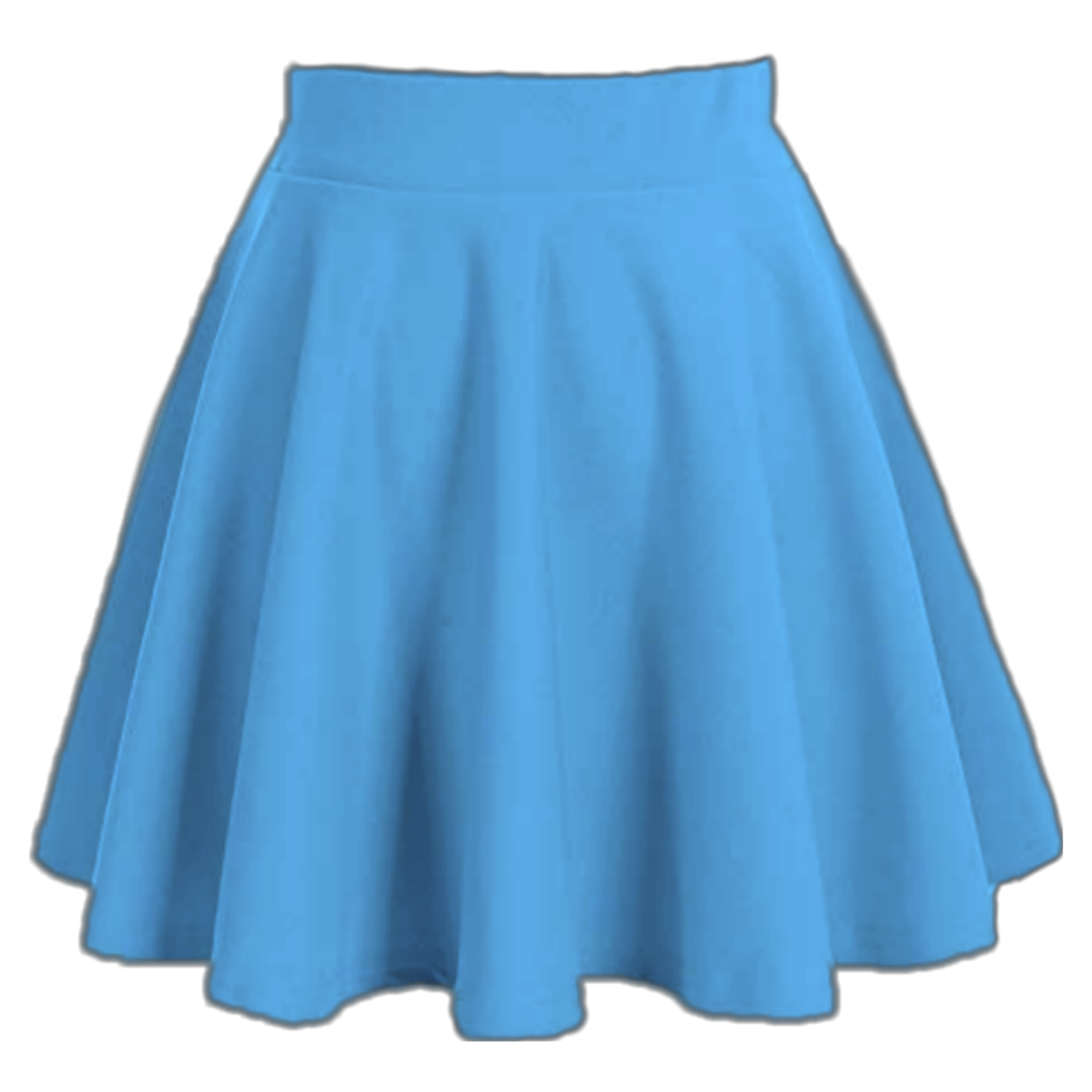 Skirt Blue No Background