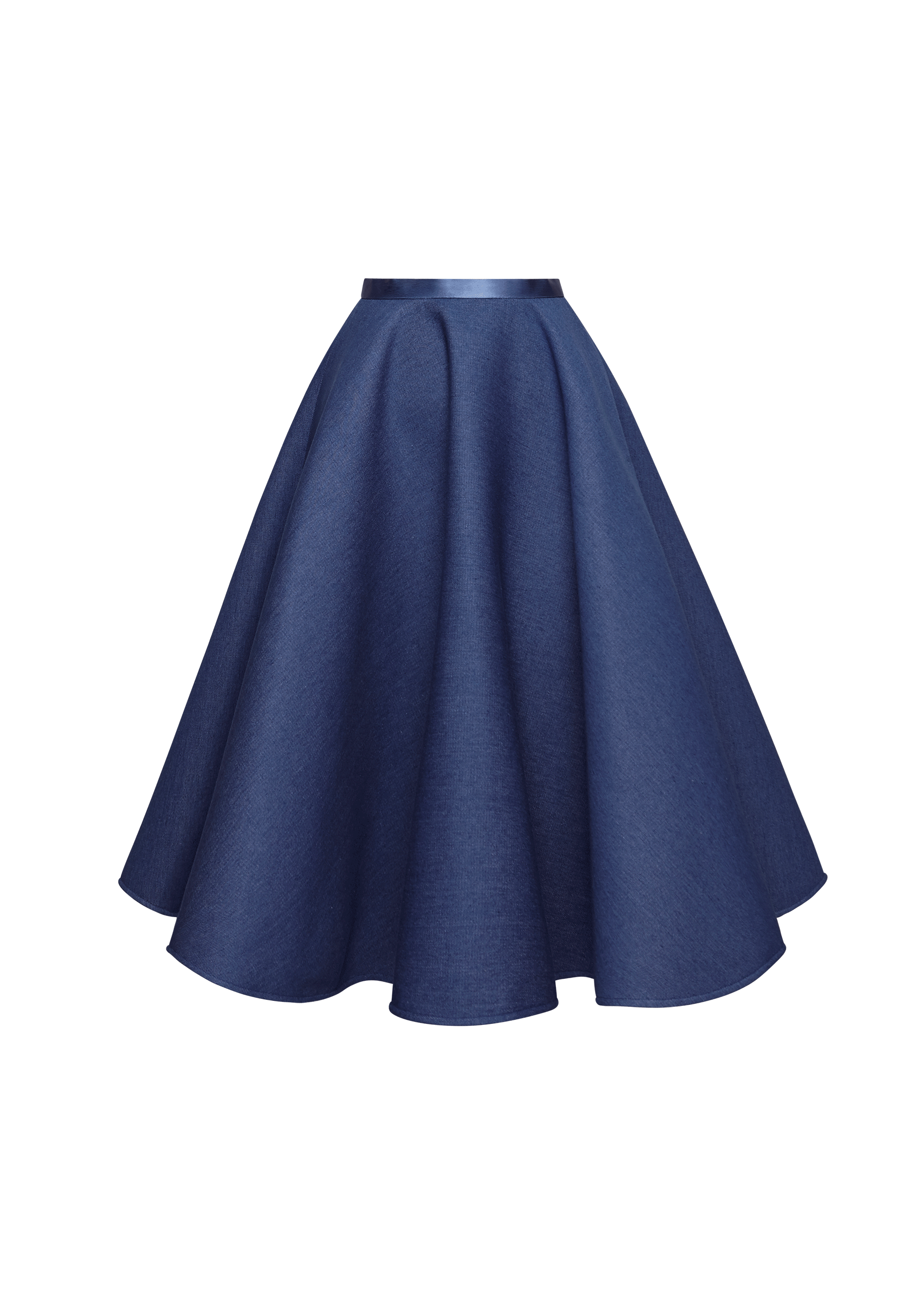 Skirt Blue PNG Background