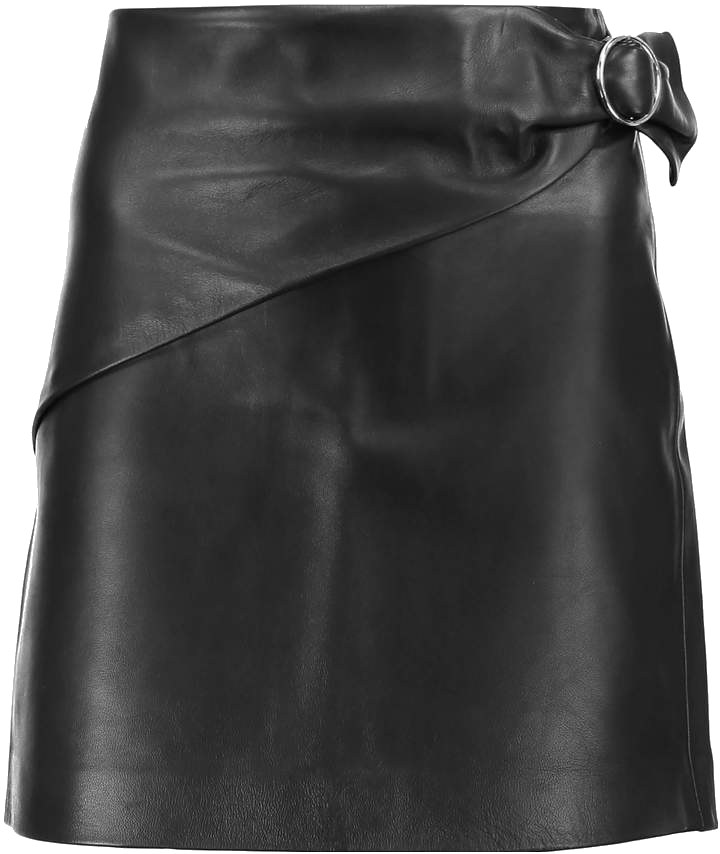 Skirt Leather Black PNG Clipart Background