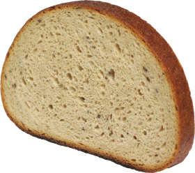 Slice Of Brown Bread Transparent Background