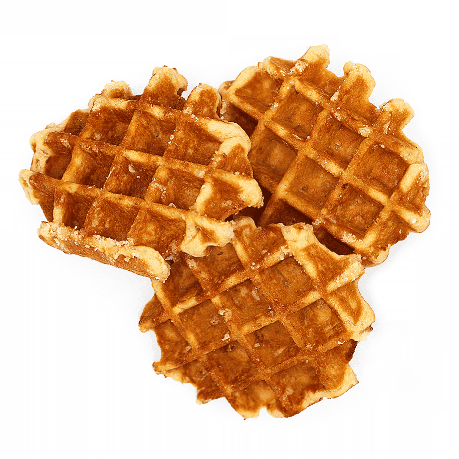 Small Belgian Liege Waffle Transparent Free PNG