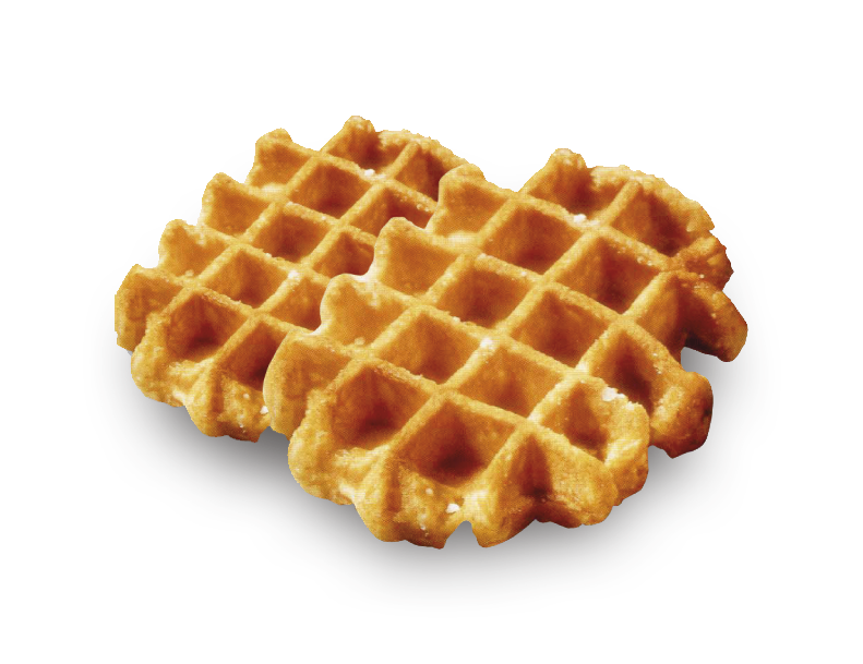 Small Belgian Liege Waffle Transparent PNG
