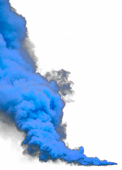 Smoke Effect Blue Transparent Image