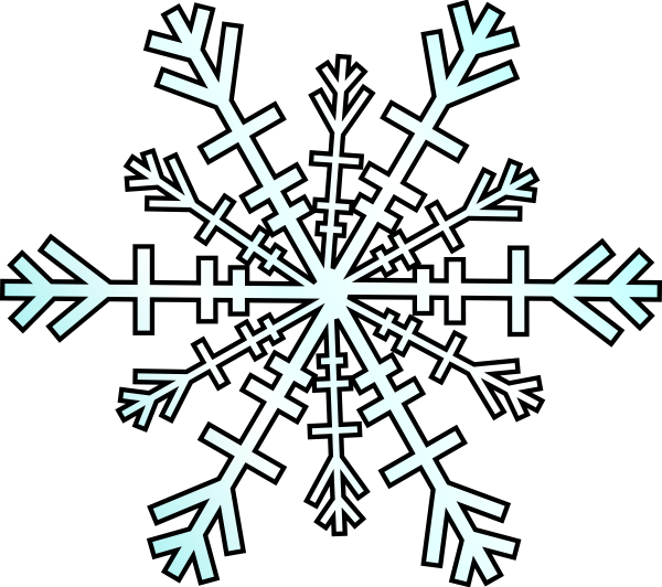 Snowflake Black PNG Clipart Background