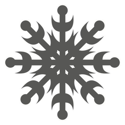 Snowflake Black Transparent Background