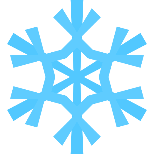 Snowflake Blue PNG Background