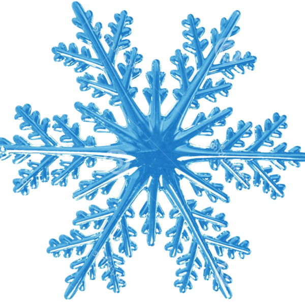 Snowflake Blue PNG Free File Download