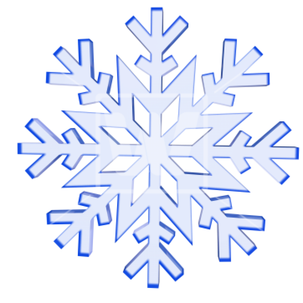 Snowflake Blue Transparent File