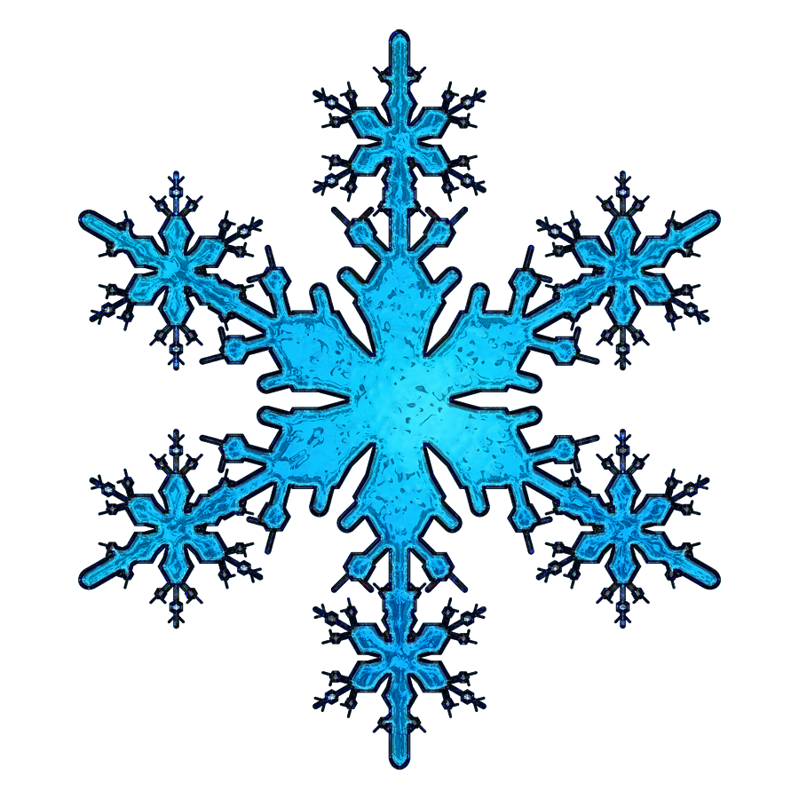 Snowflake Blue Transparent Images