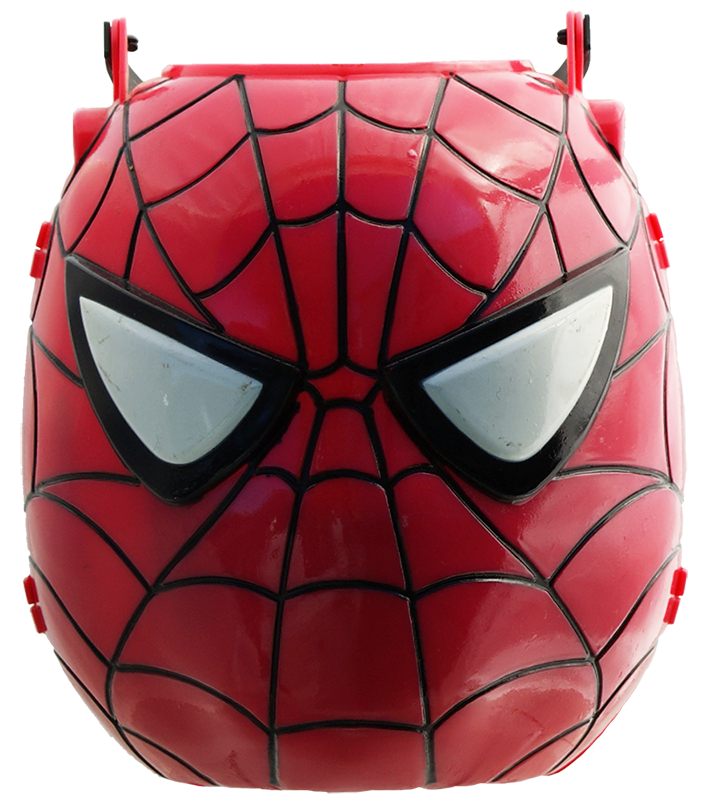 Spiderman Mask Background PNG Image