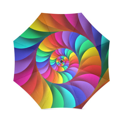 Spiral Rainbow Transparent Image