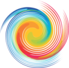 Spiral Rainbow Transparent Images