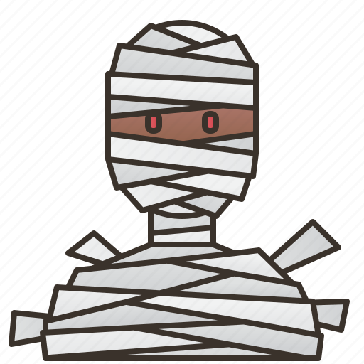 Spooky Mummy PNG Clipart Background