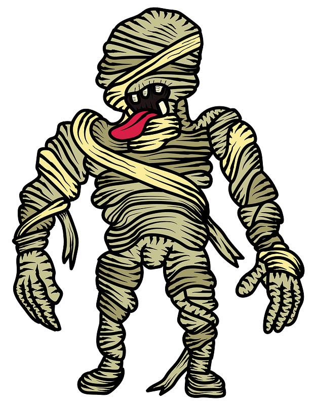 Spooky Mummy Transparent Free PNG