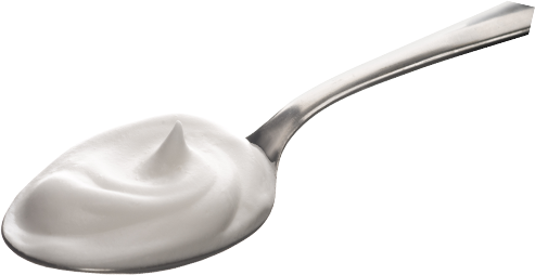 Spoonful Of Yoghurt PNG Clipart Background