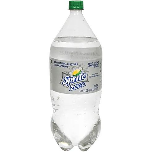 Sprite Zero Plastic Bottle Transparent Background