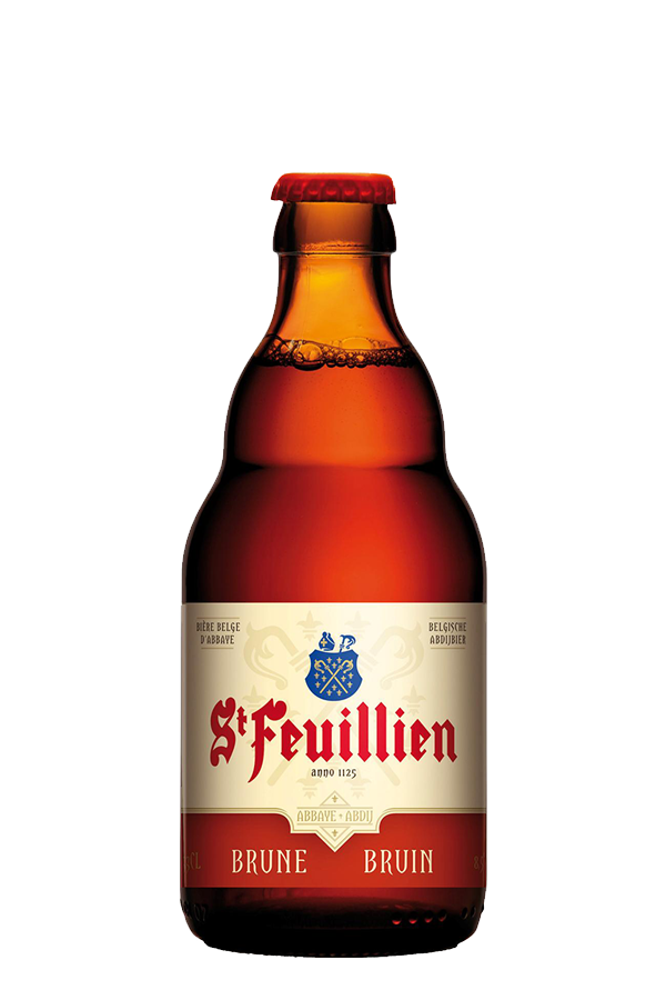 St Feuillien Brown Beer PNG Pic Background