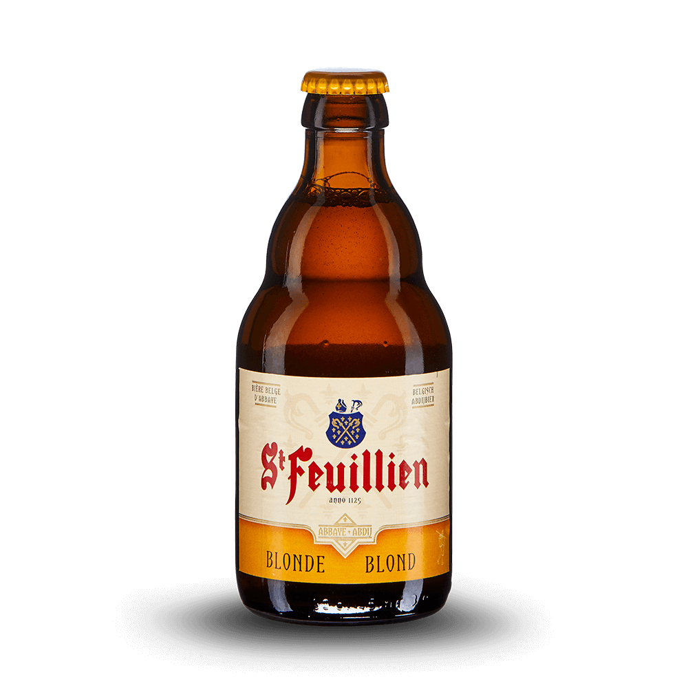 St Feuillien Brown Beer Transparent Background