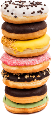 Stack Of Donuts PNG HD Quality