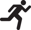 Stick Figure Running PNG Free File Download