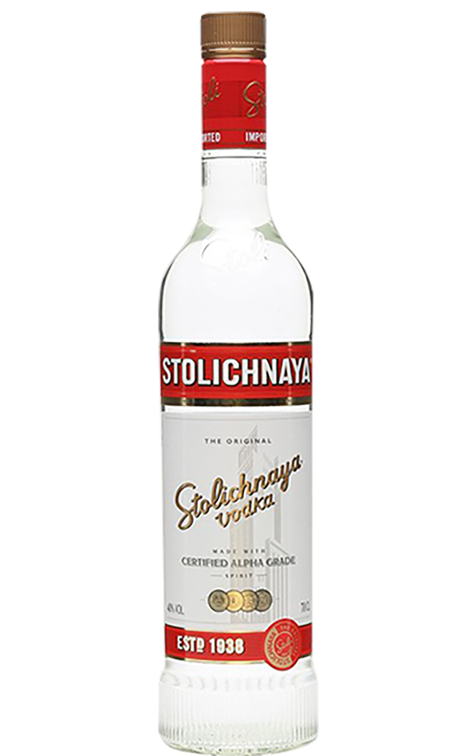 Stolichnaya Vodka No Background