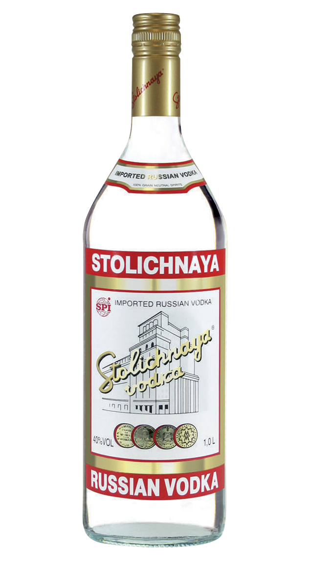 Stolichnaya Vodka Transparent Free PNG