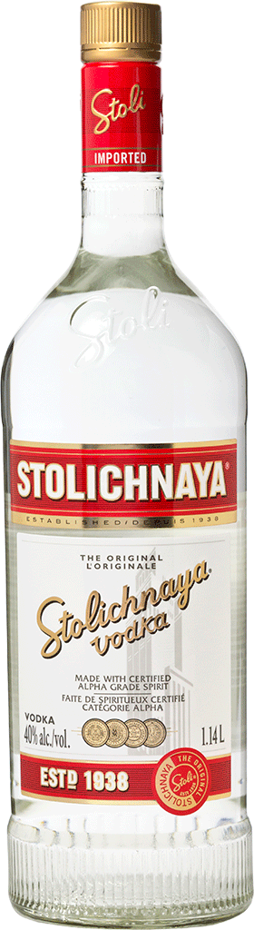 Stolichnaya Vodka Transparent Image