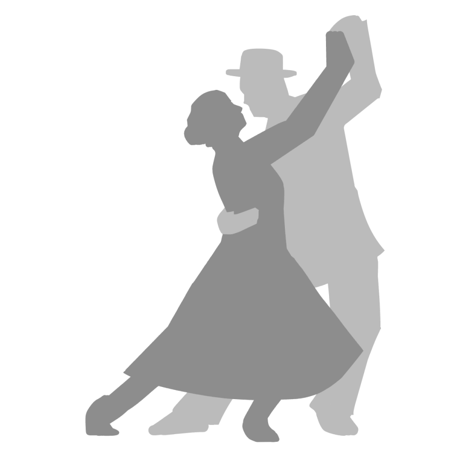 Tango Silhouette Background PNG Image